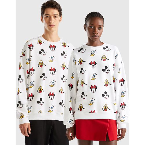 Benetton, Sweat Blanc Mickey Mouse, taille M, Blanc - United Colors of Benetton - Modalova