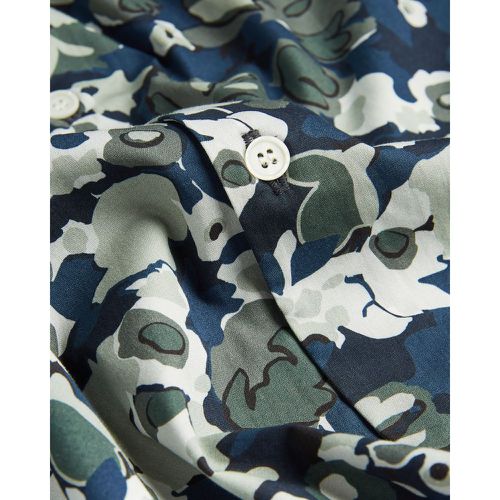Chemise col cubain imprimé camouflage floral - Ted Baker - Modalova