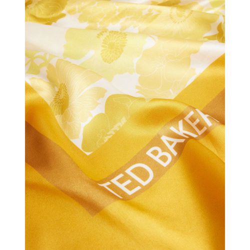 Foulard carré en soie imprimé Tonal Floral - Ted Baker - Modalova