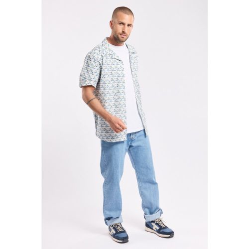 Chemise coupe droite imprimé voiliers - coton - ARMOR LUX FR - Modalova