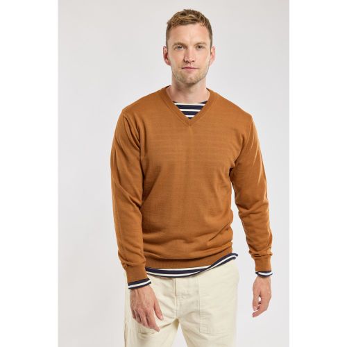 Pull col V - laine mérinos et acrylique - ARMOR LUX FR - Modalova