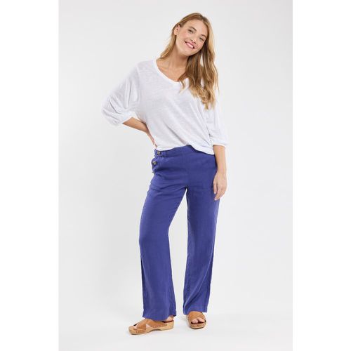 TERRE & MER Pantalon à pont Angèle - lin L - 42 - ARMOR LUX FR - Modalova