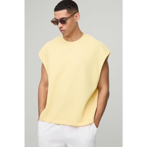 Débardeur oversize plissé - S - Boohooman - Modalova