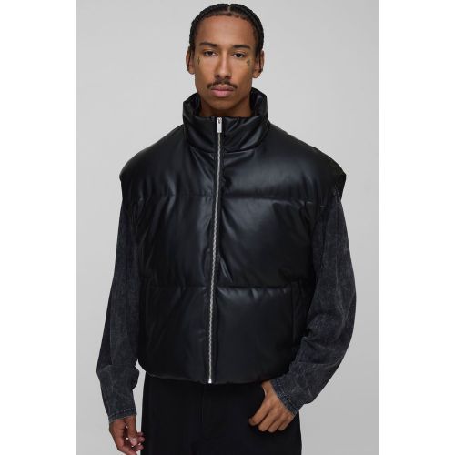 Veste oversize sans manches en synthétique - S - Boohooman - Modalova