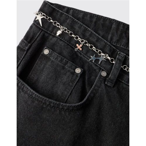 Ceinture en chaîne à pendentifs multiples - ONE SIZE - Boohooman - Modalova