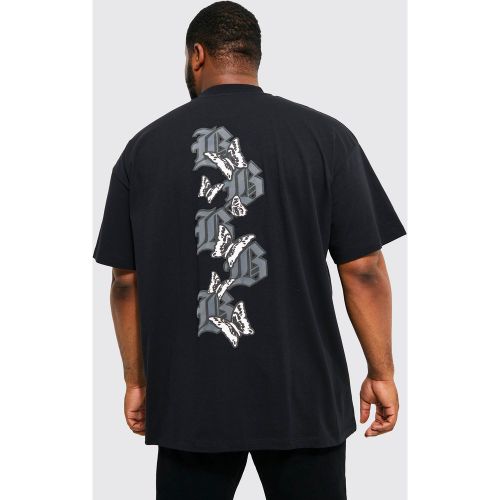 Grande taille - T-shirt oversize à broderie style universitaire - XXL - Boohooman - Modalova