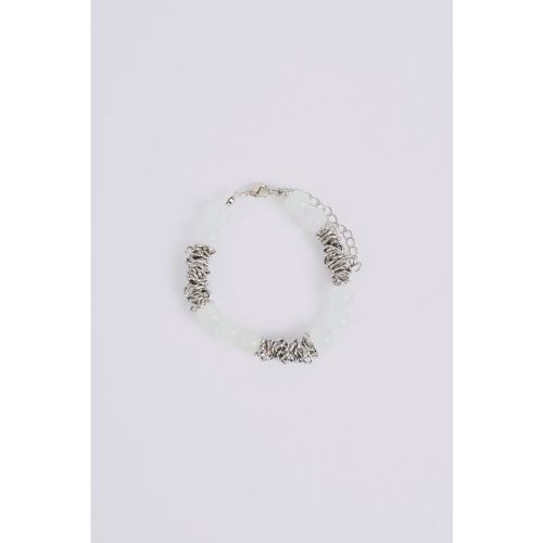 Bracelet en chaîne perlée - ONE SIZE - Boohooman - Modalova