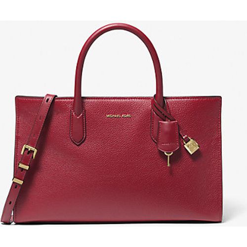 MK Sac Scarlett de taille moyenne en cuir - Michael Kors - MICHAEL Michael Kors - Modalova