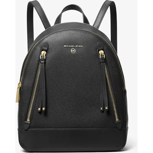 MK Sac à dos Brooklyn de taille moyenne en cuir grainé - Michael Kors - MICHAEL Michael Kors - Modalova