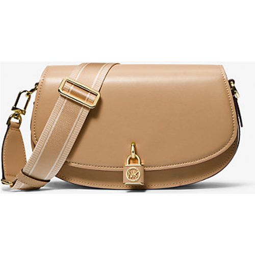 MK Besace Mila de taille moyenne en cuir - Michael Kors - MICHAEL Michael Kors - Modalova