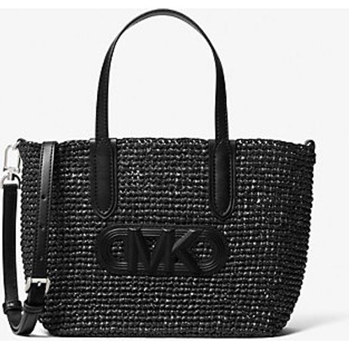 MK Très petit cabas Eliza en paille à logo Empire - Michael Kors - MICHAEL Michael Kors - Modalova