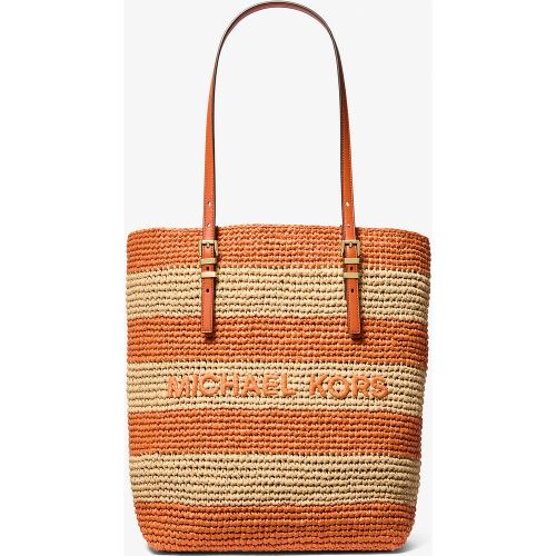 MK Grand cabas Quinn en paille crocheté à la main - Michael Kors - MICHAEL Michael Kors - Modalova