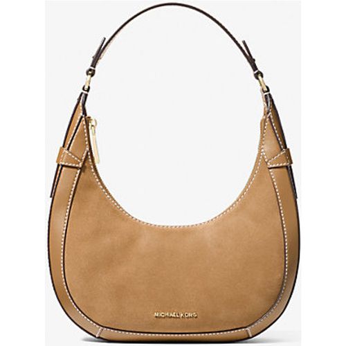 MK Petit sac porté épaule Preston Crescent en daim - Michael Kors - MICHAEL Michael Kors - Modalova