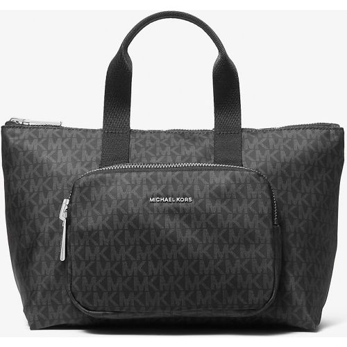 MK Petit cabas Tanner repliable et réversible à imprimé logo Signature - Michael Kors - MICHAEL Michael Kors - Modalova