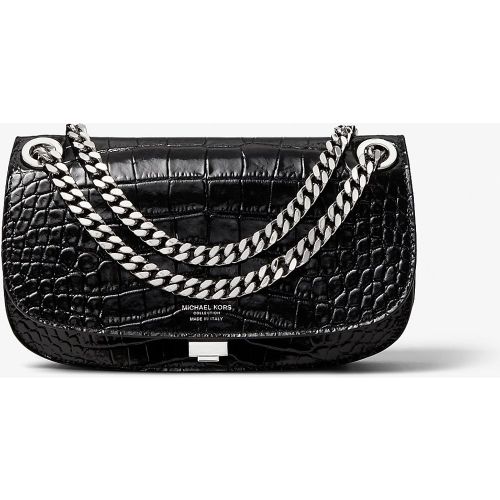 MK Sac enveloppe Christie en cuir effet crocodile en relief - Michael Kors - MICHAEL KORS COLLECTION - Modalova