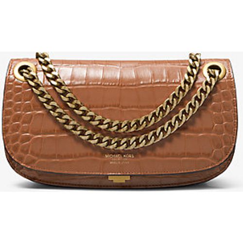 MK Sac enveloppe Christie en cuir effet crocodile en relief - - Michael Kors - MICHAEL KORS COLLECTION - Modalova