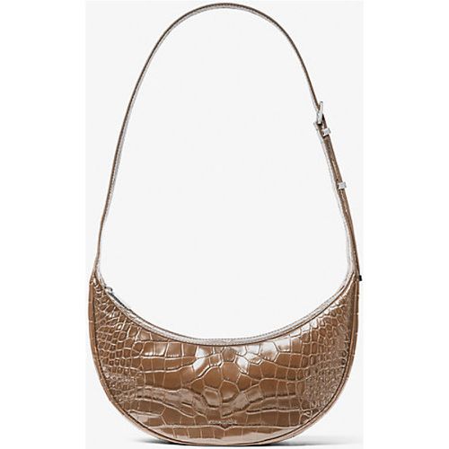 MK Sac à bandoulière Avra de taille moyenne en cuir effet crocodile en relief - Michael Kors - MICHAEL Michael Kors - Modalova