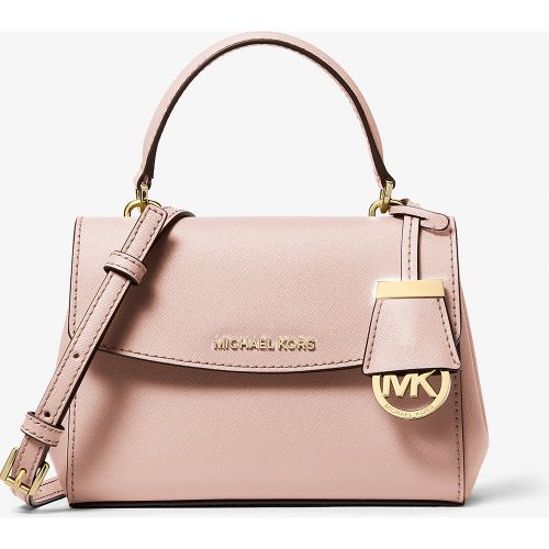 MK Très petit sac à bandoulière Ava en cuir saffiano - Michael Kors - MICHAEL Michael Kors - Modalova