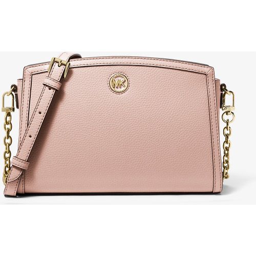 MK Grand sac à bandoulière Chantal en cuir grainé - Michael Kors - MICHAEL Michael Kors - Modalova