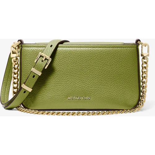 MK Petite pochette Bryant convertible en cuir grainé - Michael Kors - MICHAEL Michael Kors - Modalova