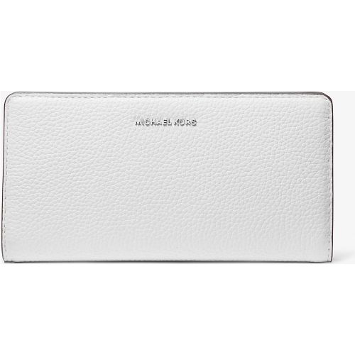 MK Grand portefeuille Bryant en cuir grainé avec bouton-pression sur le devant - Michael Kors - MICHAEL Michael Kors - Modalova