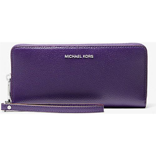 MK Grand portefeuille continental en cuir grainé - - Michael Kors - MICHAEL Michael Kors - Modalova