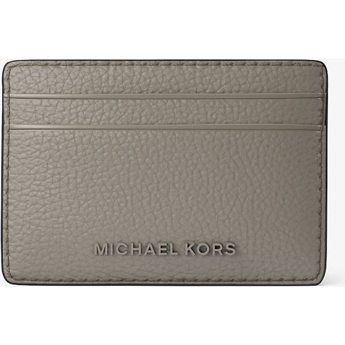 MK Porte-cartes Jet Set en cuir grainé - Michael Kors - MICHAEL Michael Kors - Modalova