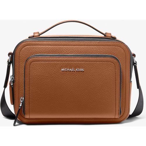 MK Sac à bandoulière Hudson en cuir grainé - Michael Kors - Michael Kors Mens - Modalova