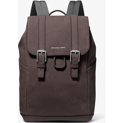 MK Sac à dos Hudson de taille moyenne en cuir grainé - - Michael Kors - Michael Kors Mens - Modalova