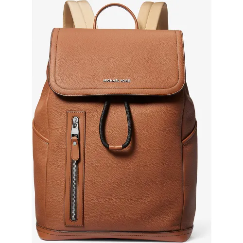 MK Sac à dos Hudson fonctionnel en cuir grainé - Michael Kors - Michael Kors Mens - Modalova