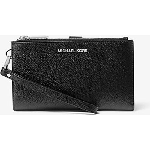 MK Portefeuille Adele en cuir grainé pour smartphone - Michael Kors - MICHAEL Michael Kors - Modalova