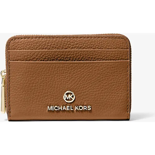 MK Petit portefeuille Jet Set en cuir grainé - Michael Kors - MICHAEL Michael Kors - Modalova