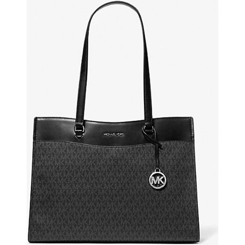 MK Grand cabas Jet Set Travel à logo Signature avec poche - Michael Kors - Michael Kors Outlet - Modalova