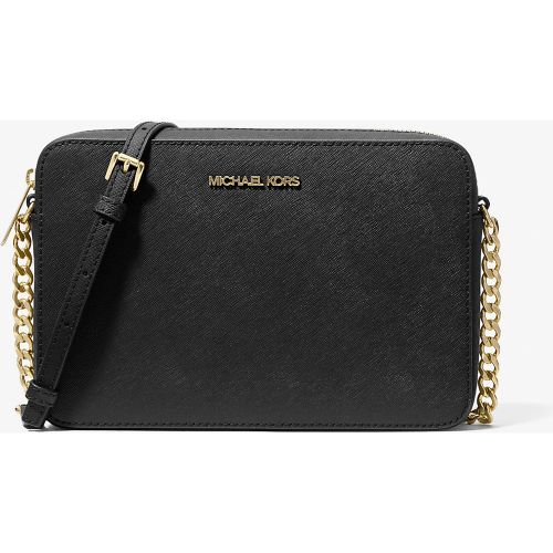 MK Grand sac à bandoulière Jet Set en cuir saffiano - Michael Kors - Michael Kors Outlet - Modalova