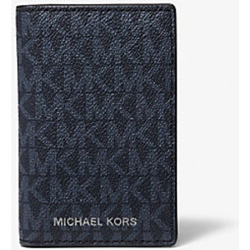 MK Porte-cartes Mason à logo et deux volets - /BLEU PÂLE (Bleu) - Michael Kors - Michael Kors Mens - Modalova
