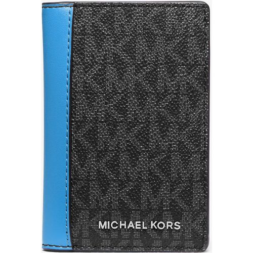 MK Porte-cartes Folio Hudson à logo Signature - Michael Kors - Michael Kors Mens - Modalova