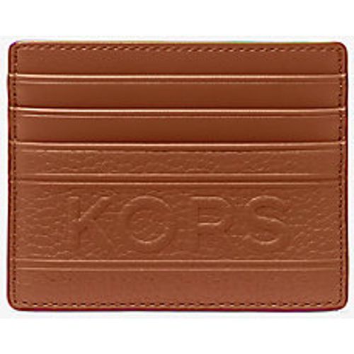 MK Grand porte-cartes Hudson en cuir grainé en relief - - Michael Kors - Michael Kors Mens - Modalova