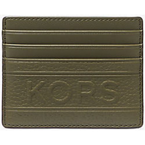 MK Grand porte-cartes Hudson en cuir grainé en relief - - Michael Kors - Michael Kors Mens - Modalova