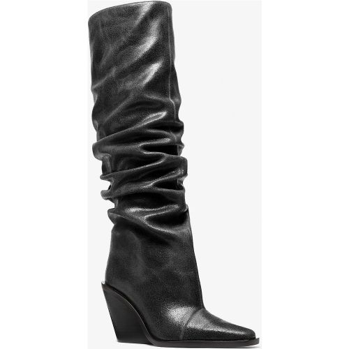 MK Botte souple Noemie en cuir délavé - Michael Kors - MICHAEL Michael Kors - Modalova