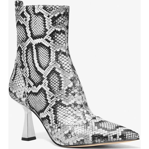 MK Bottine Clara en cuir effet serpent en relief - Michael Kors - MICHAEL Michael Kors - Modalova