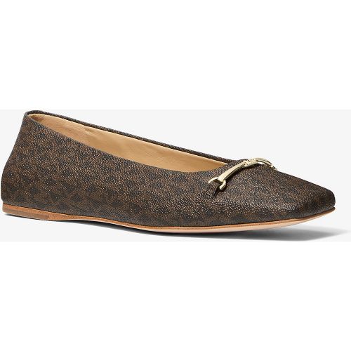 MK Ballerine Lena à logo Signature - Michael Kors - MICHAEL Michael Kors - Modalova