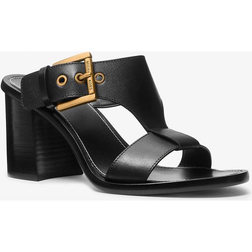 MK Sandale Irene en cuir à talon épais - Michael Kors - MICHAEL Michael Kors - Modalova