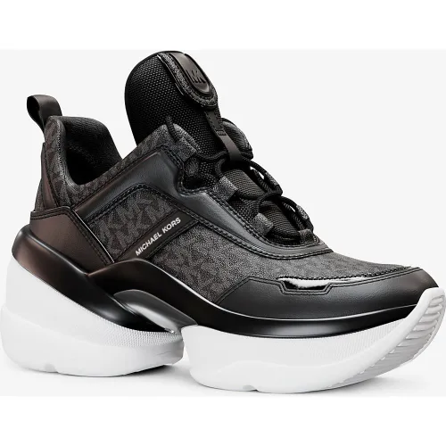 MK Basket Olympia à logo Signature - Michael Kors - Michael Kors Outlet - Modalova