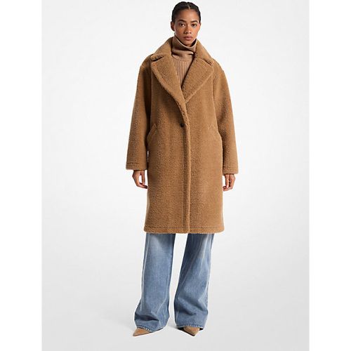 MK Manteau Teddy surdimensionné en peau de mouton - Michael Kors - MICHAEL Michael Kors - Modalova