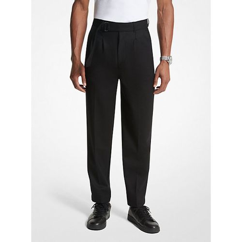 MK Pantalon à ceinture en flanelle de laine extensible - - Michael Kors - Michael Kors Mens - Modalova