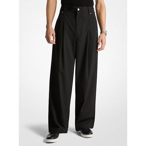 MK Pantalon à jambes larges et plis - Michael Kors - Michael Kors Mens - Modalova