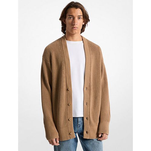 MK Cardigan surdimensionné en coton - Michael Kors - Michael Kors Mens - Modalova