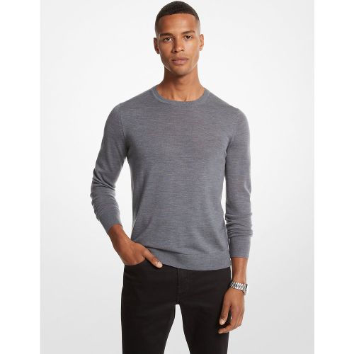 MK Pull en laine mérinos - Michael Kors - Michael Kors Mens - Modalova