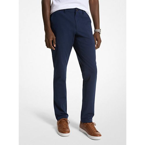 MK Pantalon chino coupe slim en tissu gaufré - Michael Kors - Michael Kors Mens - Modalova