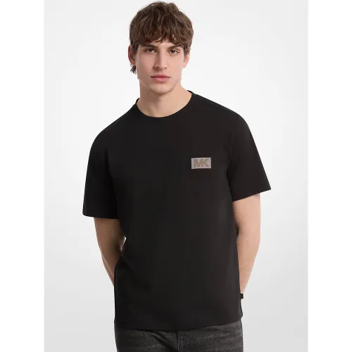 MK T-shirt en coton imprimé avec logo - Michael Kors - Michael Kors Mens - Modalova